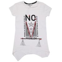 9008 Футболка удлинненная для девочки