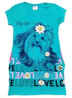 18535 Туника для девочки (собака)