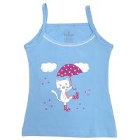 4404 Майка для девочки (однотон) (BAYKAR)