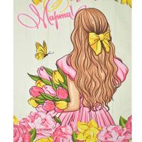 5060/1 Полотенце вафельное 50*60 "8 Марта"