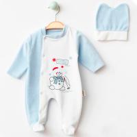 1625 Комбинезон+шапочка велюр