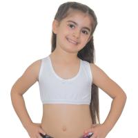 4768-01 Топ для девочки белый (BAYKAR)
