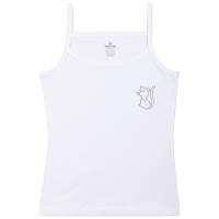 4174-01 Майка для девочек белая (BAYKAR)