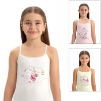 0431 Майка для девочек многоцвет LADONZA