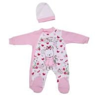 69389 Комбинезон + шапка для девочек