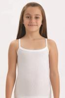 4538 Майка для девочки белая (BAYKAR)-1