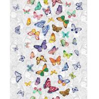 5060Т Полотенце вафельное 50*60 (бабочки)