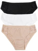 7948 Трусы для девочек многоцвет с кружевом (BAYKAR)