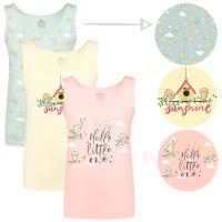 4664 Майка для девочки многоцвет (BAYKAR)