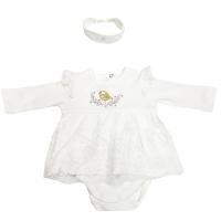 2266 Боди нарядное+повязка