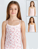 4994 майка для девочек многоцвет (BAYKAR)