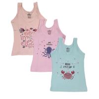 4268 Майка для девочек многоцвет (BAYKAR)