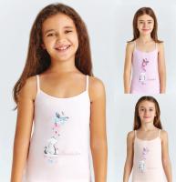 4156 майка для девочек многоцвет (BAYKAR)