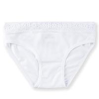 5220-01 Трусы для девочек с кружевом белые (BAYKAR)