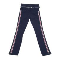 602 джинсы для девочек "полоска"