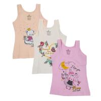 4284 Майка  для девочек многоцвет (BAYKAR)