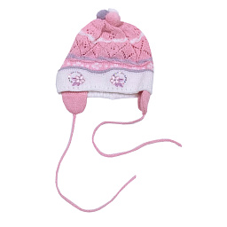 D-7 Шапка вязаная для девочки