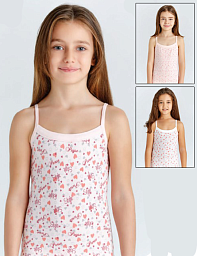 4994 майка для девочек многоцвет (BAYKAR)