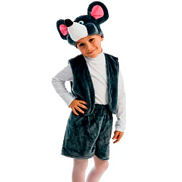 Крысенок арт.89094 плюш (Карнавалия)