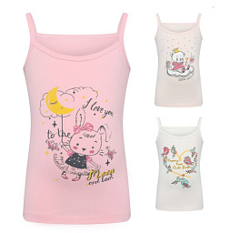 4282 Майка для девочек многоцвет (BAYKAR)