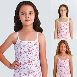 4686-356 Майка для девочки многоцвет (BAYKAR)