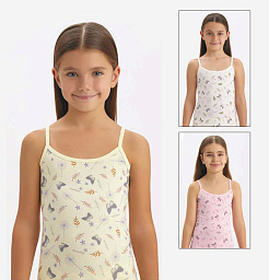 4300 Майка для девочек многоцвет (BAYKAR)