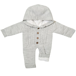 4564 Комбинезон вязаный на махре