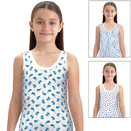 0401 Майка для девочки многоцвет LADONZA