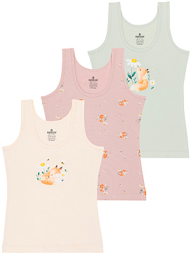 4840 Майка для девочки многоцвет (BAYKAR)