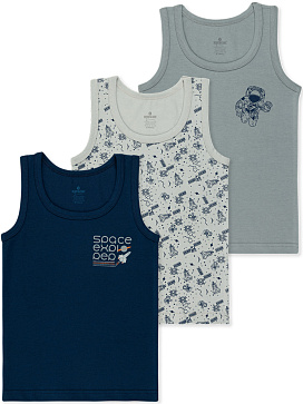 2566 Майка для мальчиков многоцвет (BAYKAR)