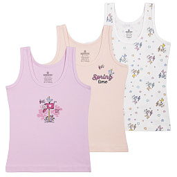 4346 Майка для девочек многоцвет (BAYKAR)