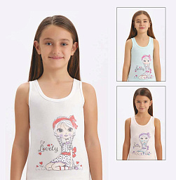 4982 Майка для девочек многоцвет (BAYKAR)