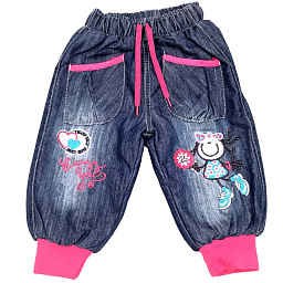 4002 Джинсы на флисе