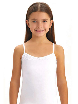 4510-01 Майка для девочек белая (BAYKAR) 4510-01 Майка для девочек белая (BAYKAR)