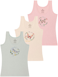 4852 Майка для девочки многоцвет (BAYKAR)