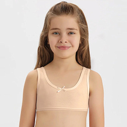 4768-03 Топ для девочки бежевый (BAYKAR)