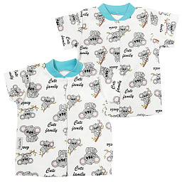 141/379 Кофточка короткий рукав (интерлок)