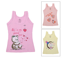 4570 Майка для девочек многоцвет (BAYKAR)