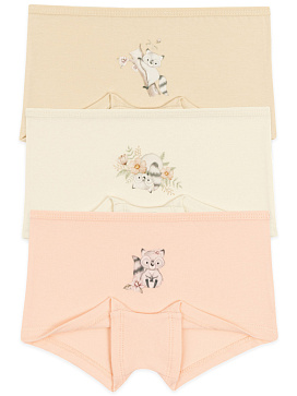 5744 Трусы шорты для девочек многоцвет (BAYKAR)