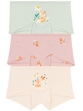 5840 Трусы шорты для девочек многоцвет (BAYKAR)