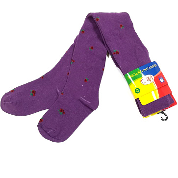 К46 Колготки для девочки (мелкий цветочек)