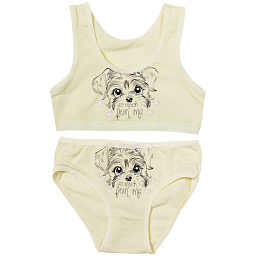 4571/4171PB13 Комплект (топ+трусы) для девочки (Donella)