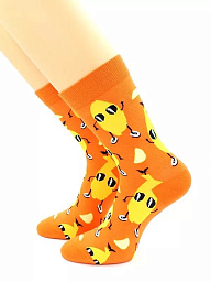 80153-07-03 Носки унисекс, "Мистер лимон в очках"