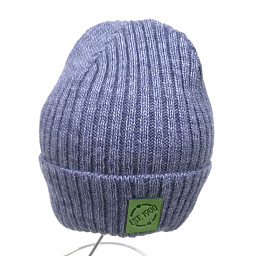 37М Шапка для мальчика двухслойная (флис)