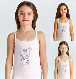 4164 майка д/дев многоцвет (BAYKAR)