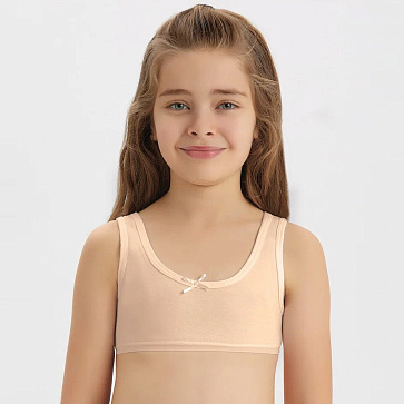 4768-03 Топ для девочки бежевый (BAYKAR)