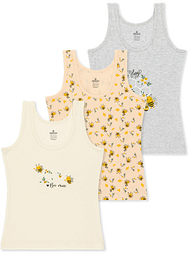 4756 Майка для девочки многоцвет (BAYKAR)