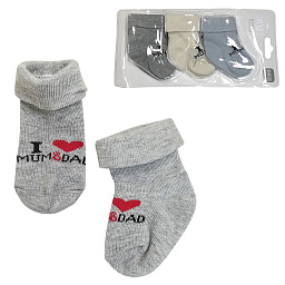 0090 Носочки для малыша 1уп-3шт.