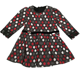 28469 Платье для девочки в горох