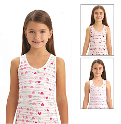4974 Майка для девочек многоцвет (BAYKAR)